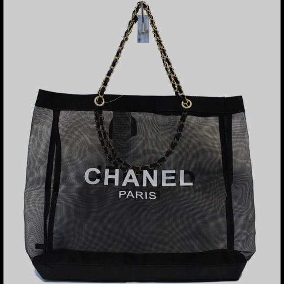 NEW CHANEL VIP GIFT Beauty Mesh Tote Bag - Picture 1 of 5